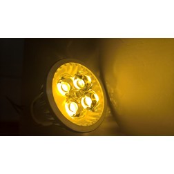 LED FLAME SPOT GU10 - 4 WATT - per 5 stuks