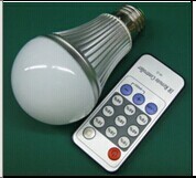Ledlamp E27 met infrarood dimmer